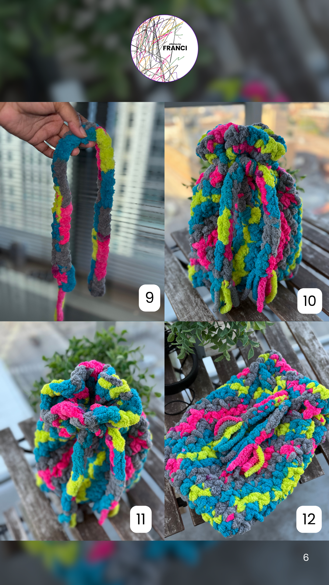 FREE | Jumbo Yarn Crochet Headphone Bag Pattern | Easy Beginner Drawstring Pouch